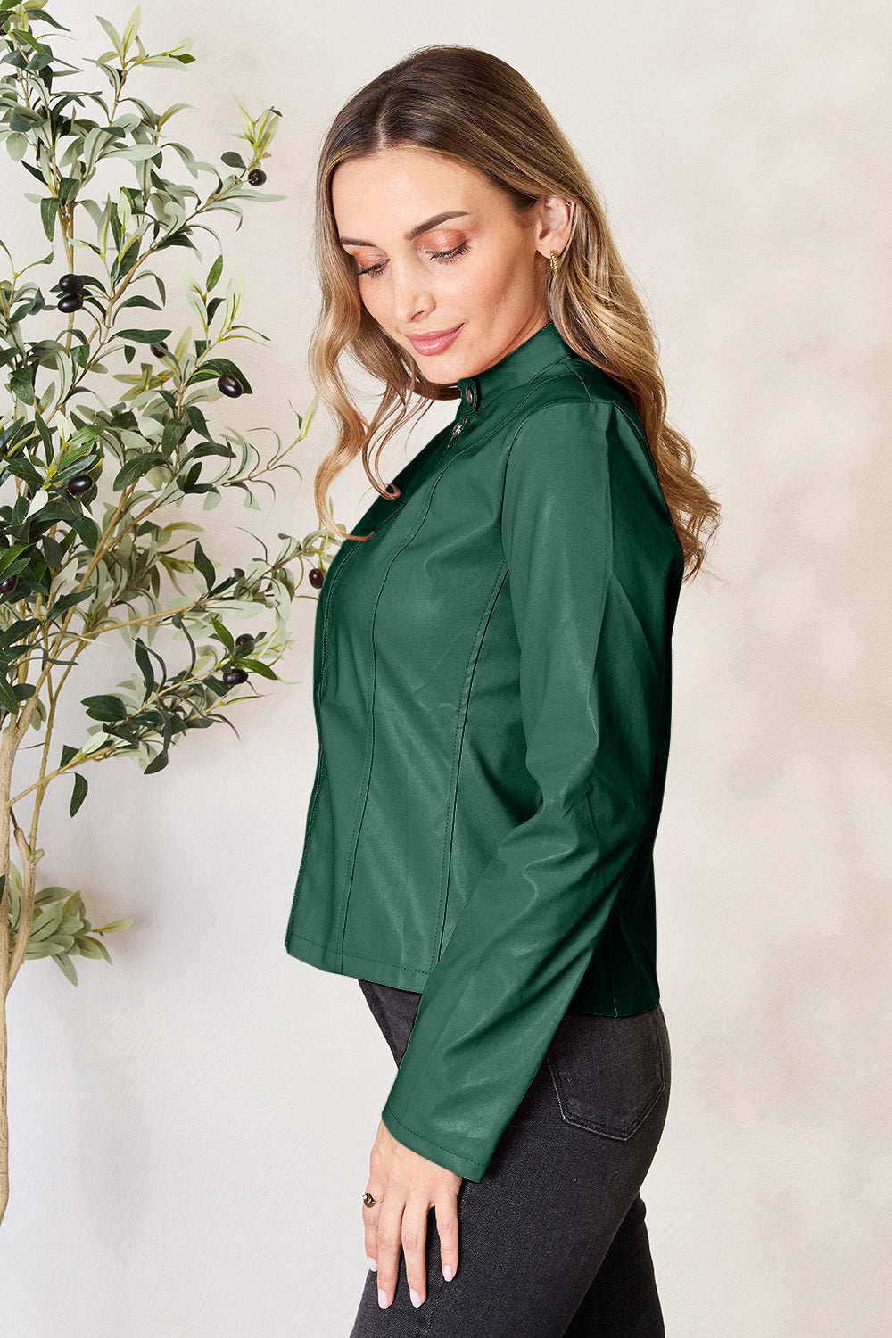 muun's Mock Neck Jacket