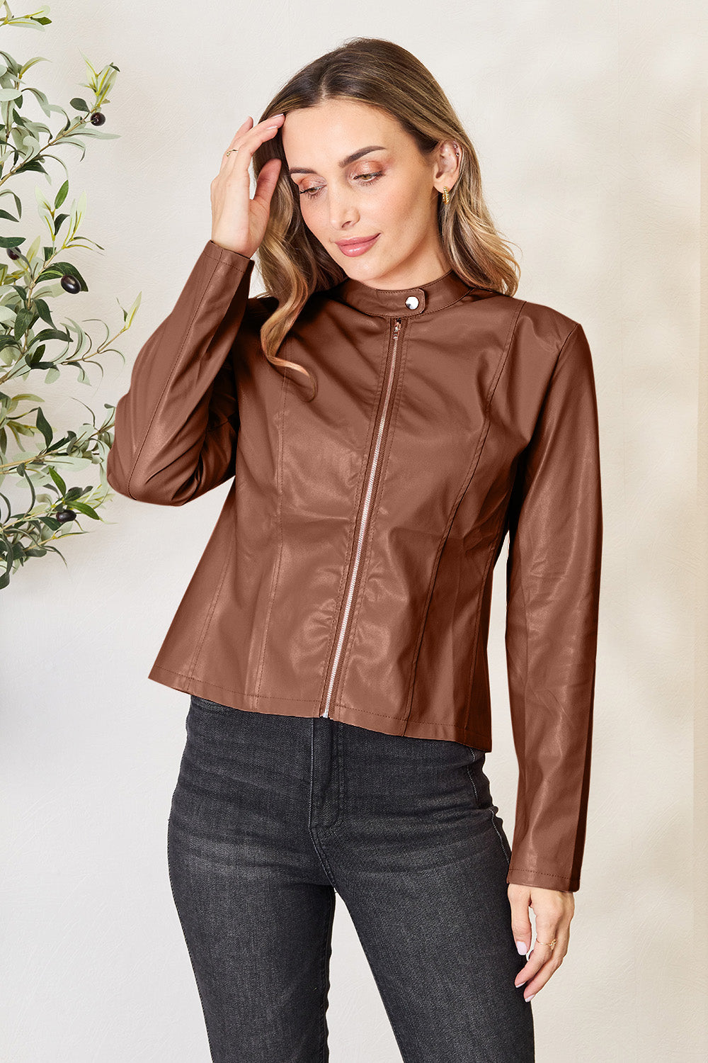 muun's Mock Neck Jacket