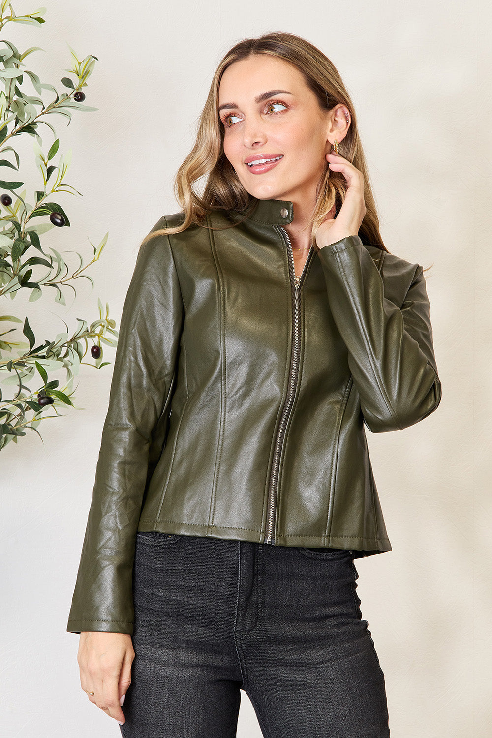 muun's Mock Neck Jacket