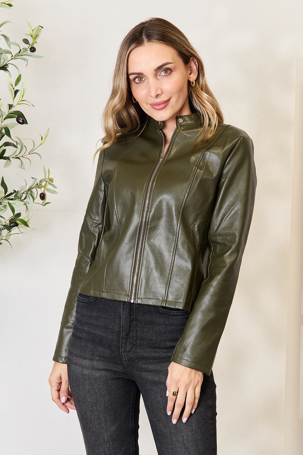 muun's Mock Neck Jacket