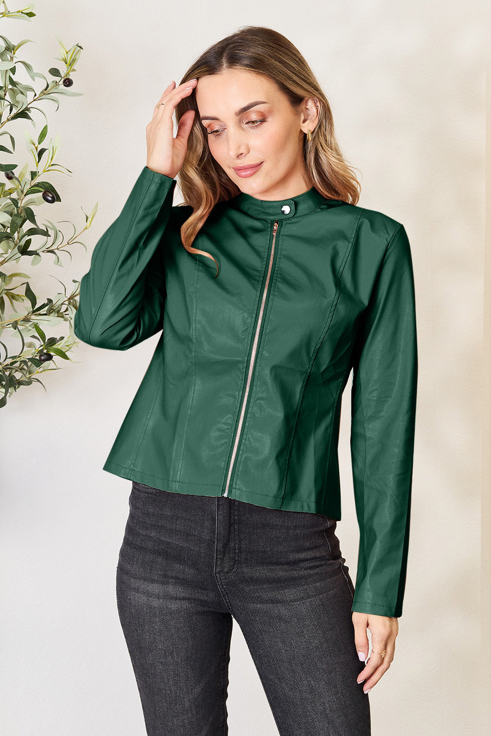 muun's Mock Neck Jacket