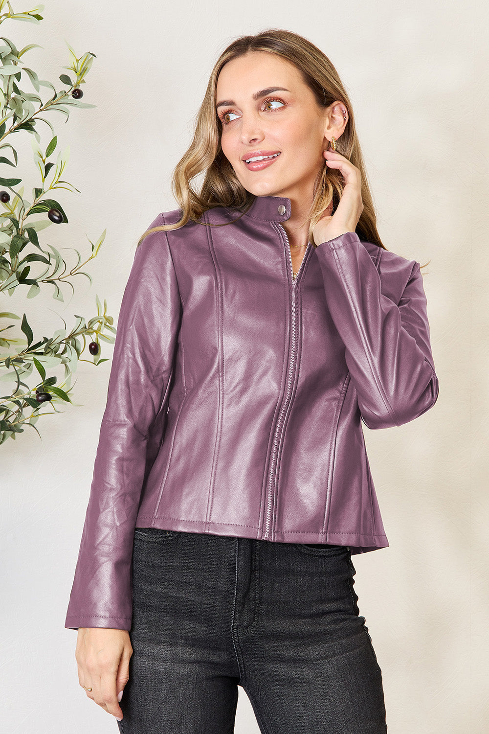 muun's Mock Neck Jacket
