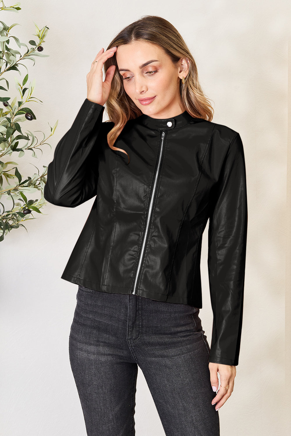 muun's Mock Neck Jacket